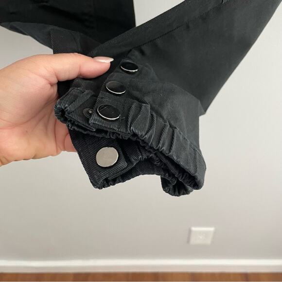 Veronica Beard | Women’s Field Cargo Pant Black Jogger Ankle Snap Jeans Casual 4 - Picture 7 of 10